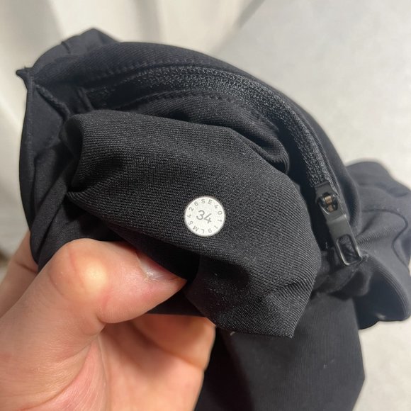 Lululemon Pants Mens 34x31 Black Chino ABC Pant Classic Mid Rise Four Way Stretc - Picture 7 of 11